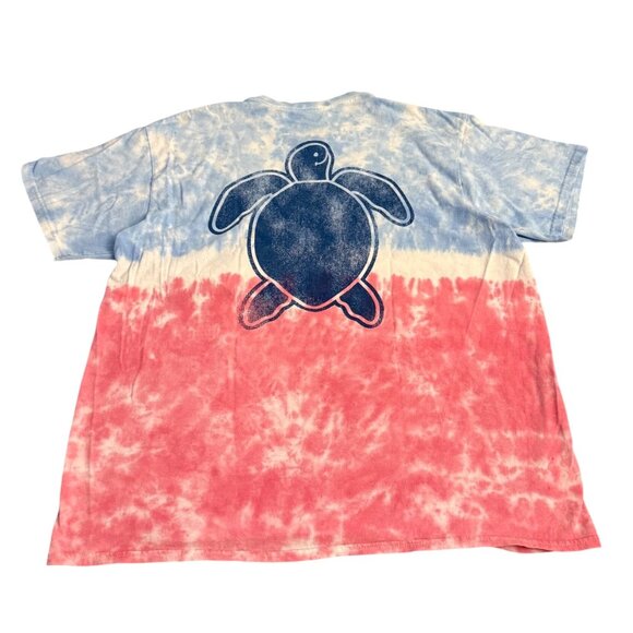 Simply Southern Tie-Dye TShirt Size L Save The Turtles Collection Beachy Summer - Picture 2 of 10